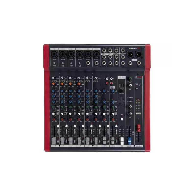 PROEL MQ12USB MIXER ANALOGICO 12 CH