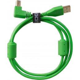 U95005GR - ULTIMATE AUDIO CABLE USB 2.0 A-B GREEN ANGLED 2M