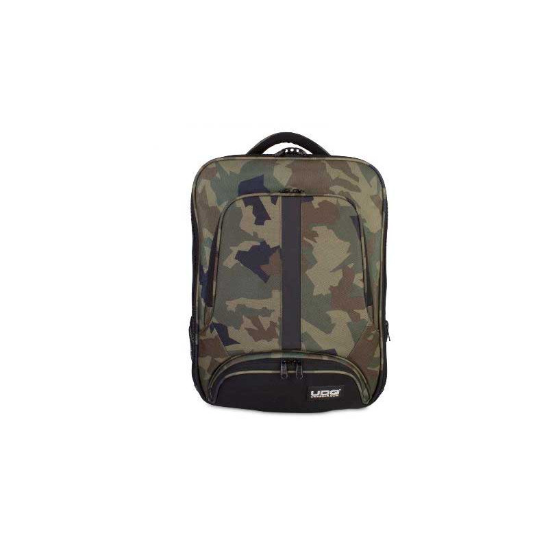 U9108BC/OR - ULTIMATE BACKPACK SLIM BLACK CAMO, ORANGE INSIDE