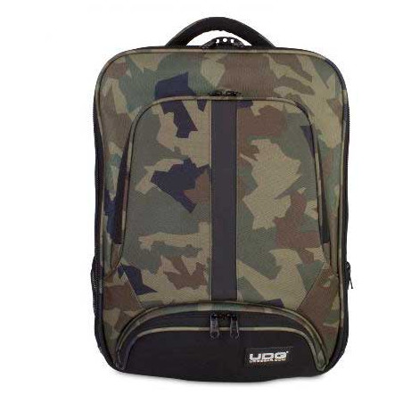 U9108BC/OR - ULTIMATE BACKPACK SLIM BLACK CAMO, ORANGE INSIDE