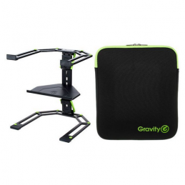 GRAVITY LTS 01 B SET 1 - SUPPORTO REGOLABILE PER LAPTOP E CONTROLLER - CON BAG